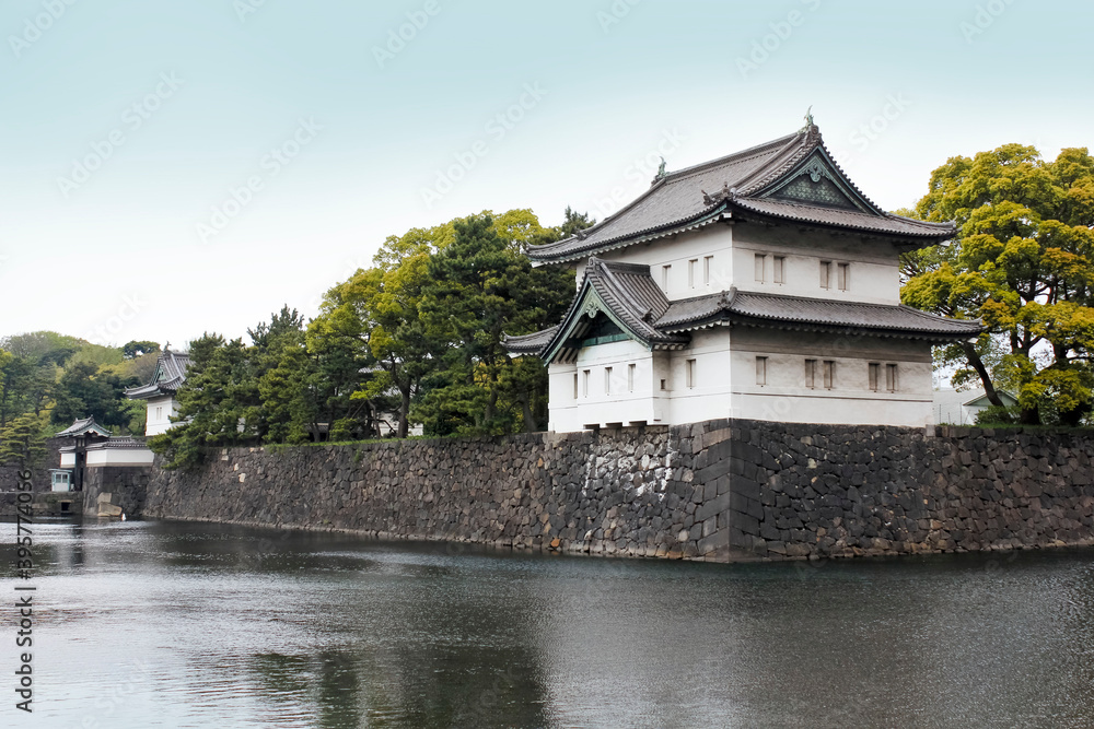 Tokyo Imperial Palace, Chiyoda, Tokyo, Japan. April 2015. Tokyo Imperial Palace, Chiyoda, Tokyo, Japan. April 2015.