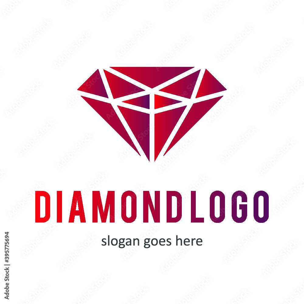 Diamond logo icon symbol template design Diamond logo icon symbol template design