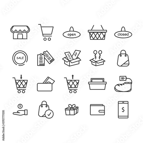 icon icons set web symbol shopping business cart sign illustration internet button shop vector basket computer design buttons home bag gift house isolated card phone