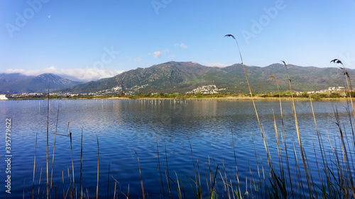 Biguglia lagoon in the eastern coast of Corsica photo