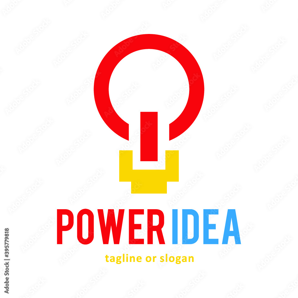 Lamp idea logo icon symbol design template Lamp idea logo icon symbol design template