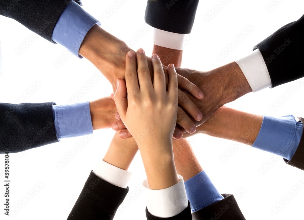Group of Business People Joining Hands Group of Business People Joining Hands