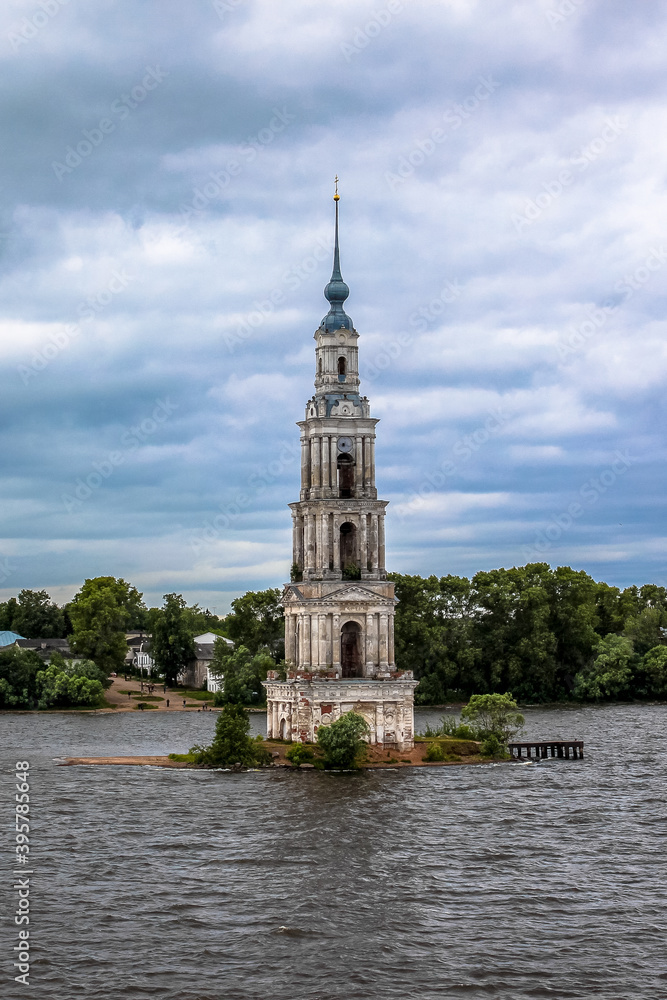 Kalyazin bell tower, Kalyazin, Russia