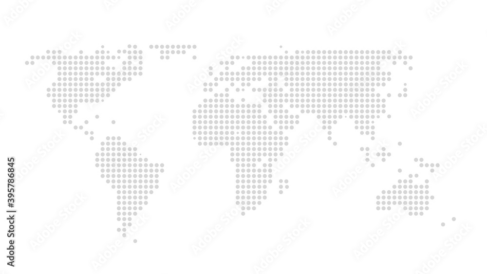Fototapeta premium mappa, mondo, pixel, informatica, digitale