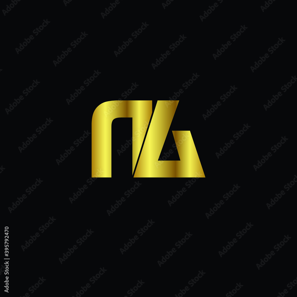 Creative Professional Trendy and Minimal AN Letters, Logo Design in Black and Gold Color, Initial Based Alphabet Icon Logo in Editable Vector Format Creative Professional Trendy and Minimal AN Letters, Logo Design in Black and Gold Color, Initial Based Alphabet Icon Logo in Editable Vector Format