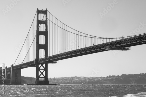 Golden Gate ridge in Black and white © Allen Penton