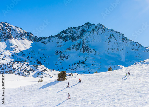 Ski resort GrandVallira. Views of the Pyrenees mountains. Rest with the whole family and friends. Andorra