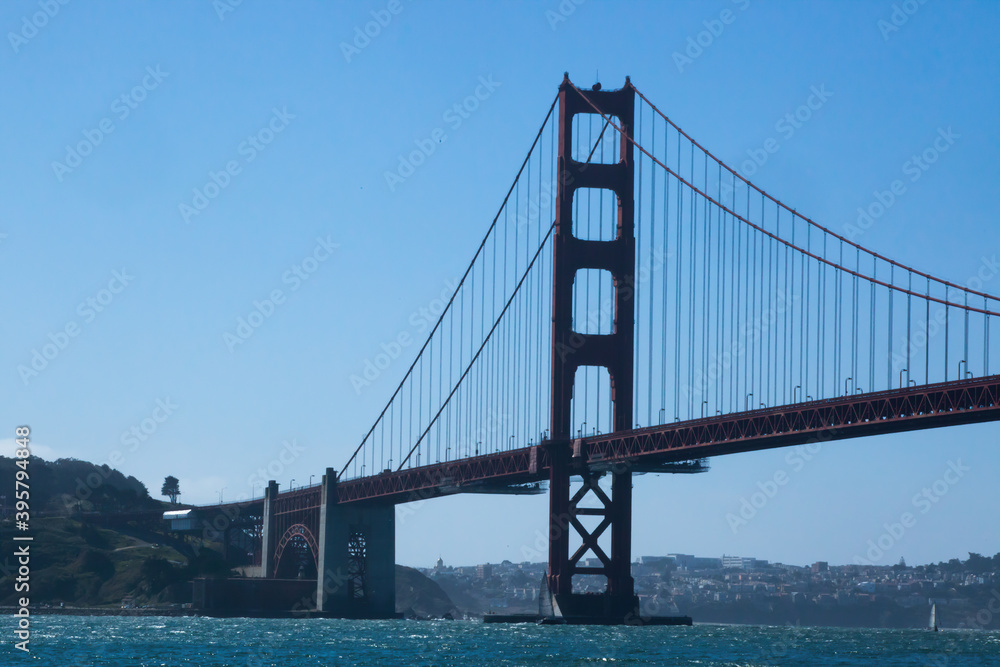 Golden Gate bridge in California