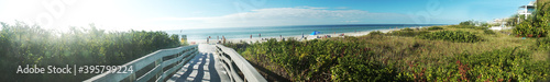 White sand beache at Indian Rocks Beach on the west coast of Florida