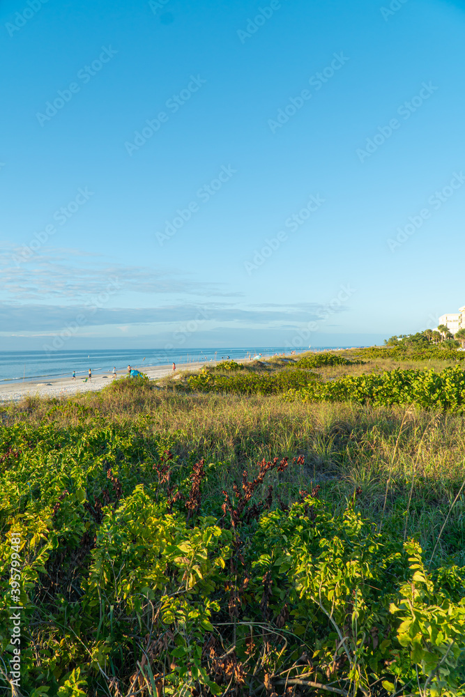 White sand beache at Indian Rocks Beach on the west coast of Florida