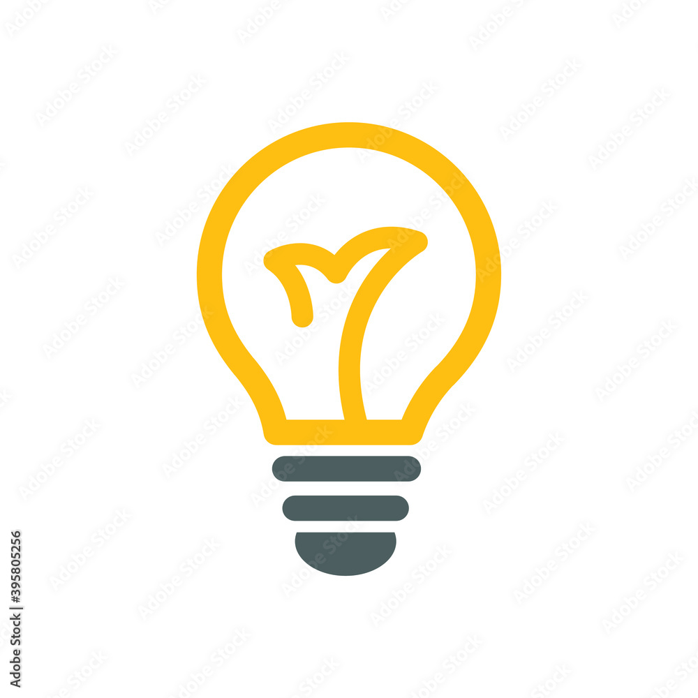 Light bulb icon. Concept of idea. Vector illustration. Light bulb icon. Concept of idea. Vector illustration.
