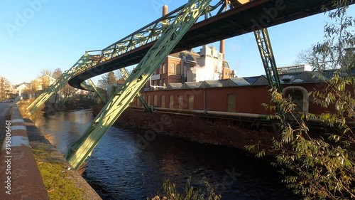 post indutrial city with factory and smoke, metalic architecture