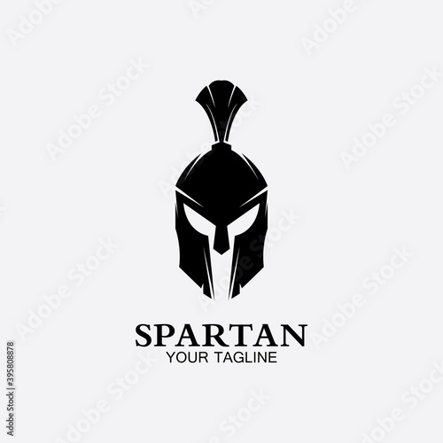 spartan logo icon designs vector