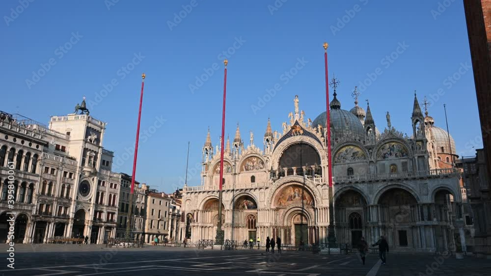 Venice, Italy - November 2020 - Walking through the less touristy streets of the lagoon city Venice, Italy - November 2020 - Walking through the less touristy streets of the lagoon city