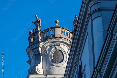 church tower - university church salzburg kollegienkirche photo