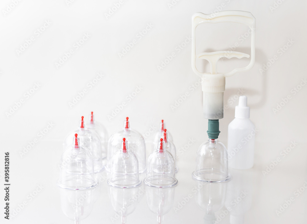 Vacuum therapy. Cup massage. Hijama Vacuum therapy. Cup massage. Hijama