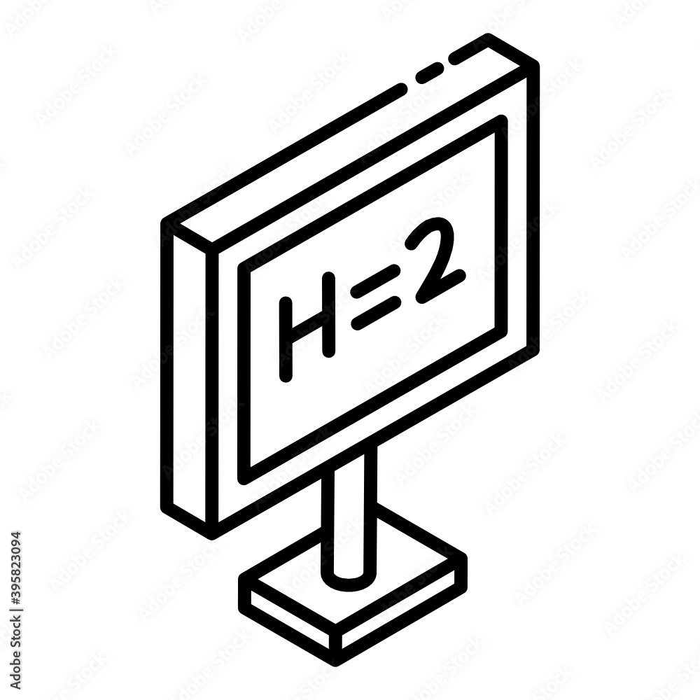 Equality display stand, glyph isometric icon of equation board
Equality display stand, glyph isometric icon of equation board