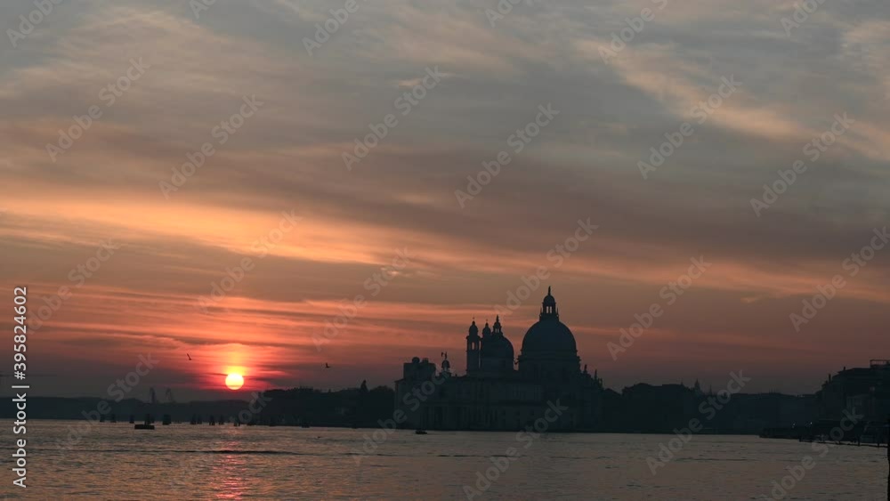 Venice, Italy - November 2020 - Sunset on the San Marco basin
Venice, Italy - November 2020 - Sunset on the San Marco basin