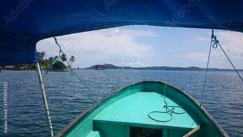 boat on the sea