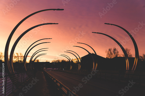 bridge in the morning sunrise © Nauris
