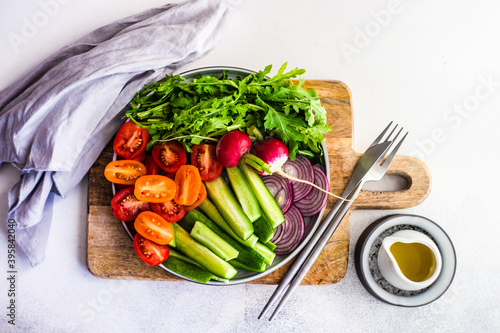 Healthy vegetable bowl