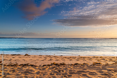 Sandy bay sunrise seascape © Merrillie