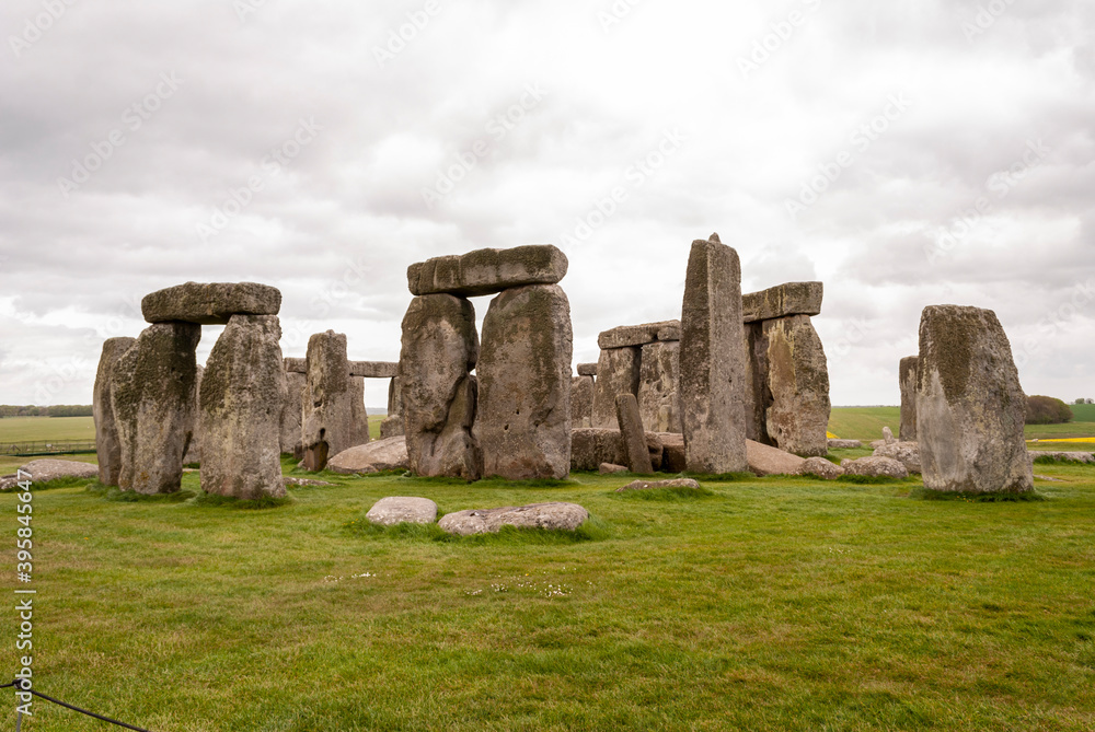 Stonehenge, a prehistoric monument in Wiltshire, England. UNESCO World Heritage Sites.