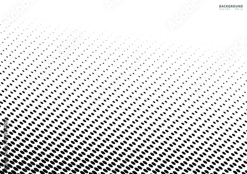 Abstract halftone dotted background. Futuristic grunge pattern, dot, wave. Vector modern optical pop art texture for posters, business cards, cover, labels mock-up, vintage layout