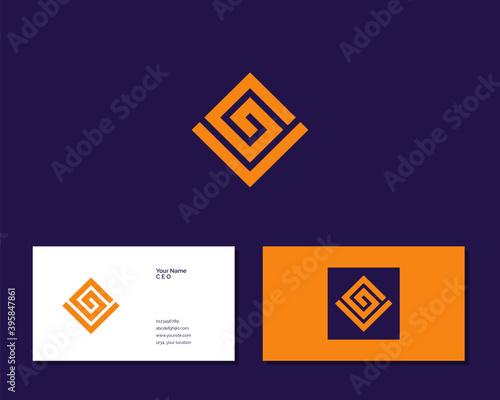 Letter G V logo design. creative minimal monochrome monogram symbol. Universal elegant vector emblem. Premium business logotype. Graphic alphabet symbol for corporate identity