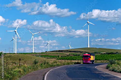 Geradores de energia eólica. Paraná. Brasil photo