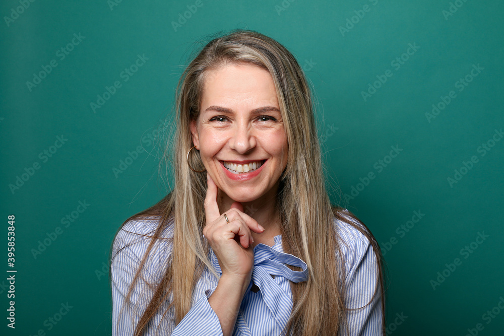 Portrait of a beautiful mature woman Portrait of a beautiful mature woman
