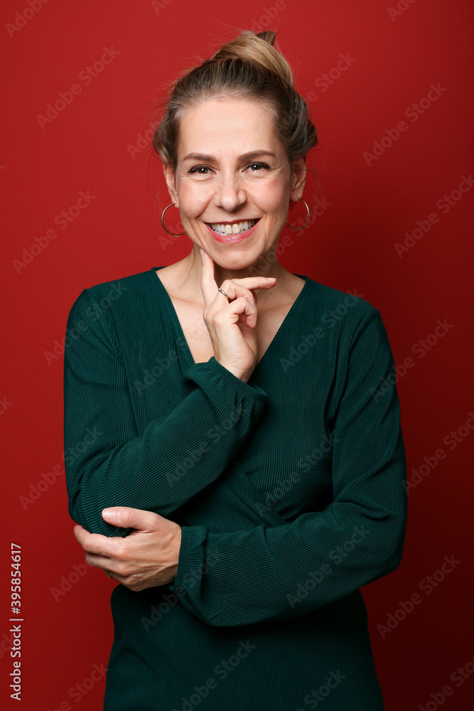 Portrait of a beautiful mature woman Portrait of a beautiful mature woman