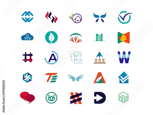 Mega Logo Design Collection. Best Premium Logo Vector Template. Logo Mood board Concepts and Idea generations set