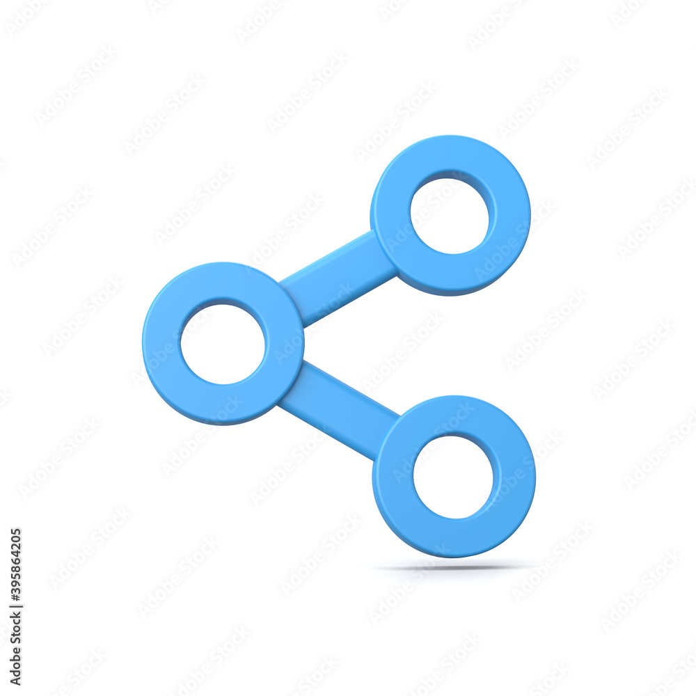 Share Symbol on White Background Share Symbol on White Background