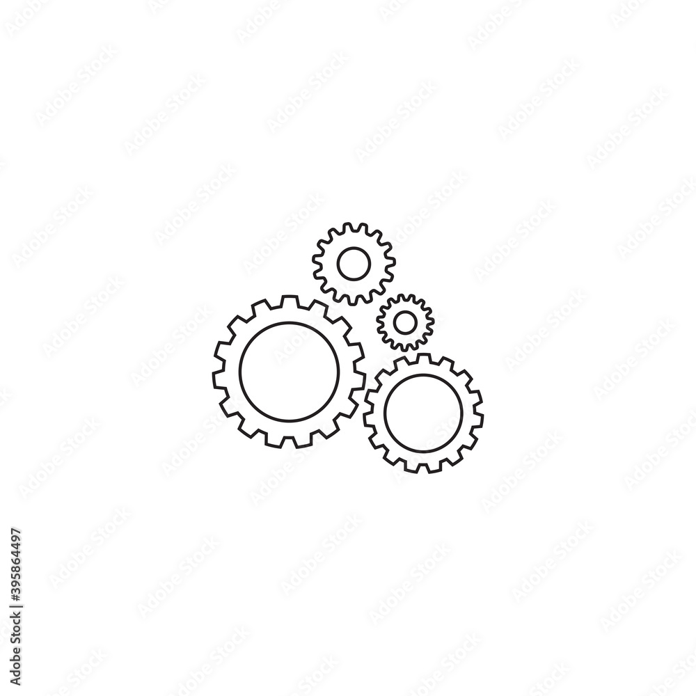 Gear Logo Template vector icon illustration design Gear Logo Template vector icon illustration design