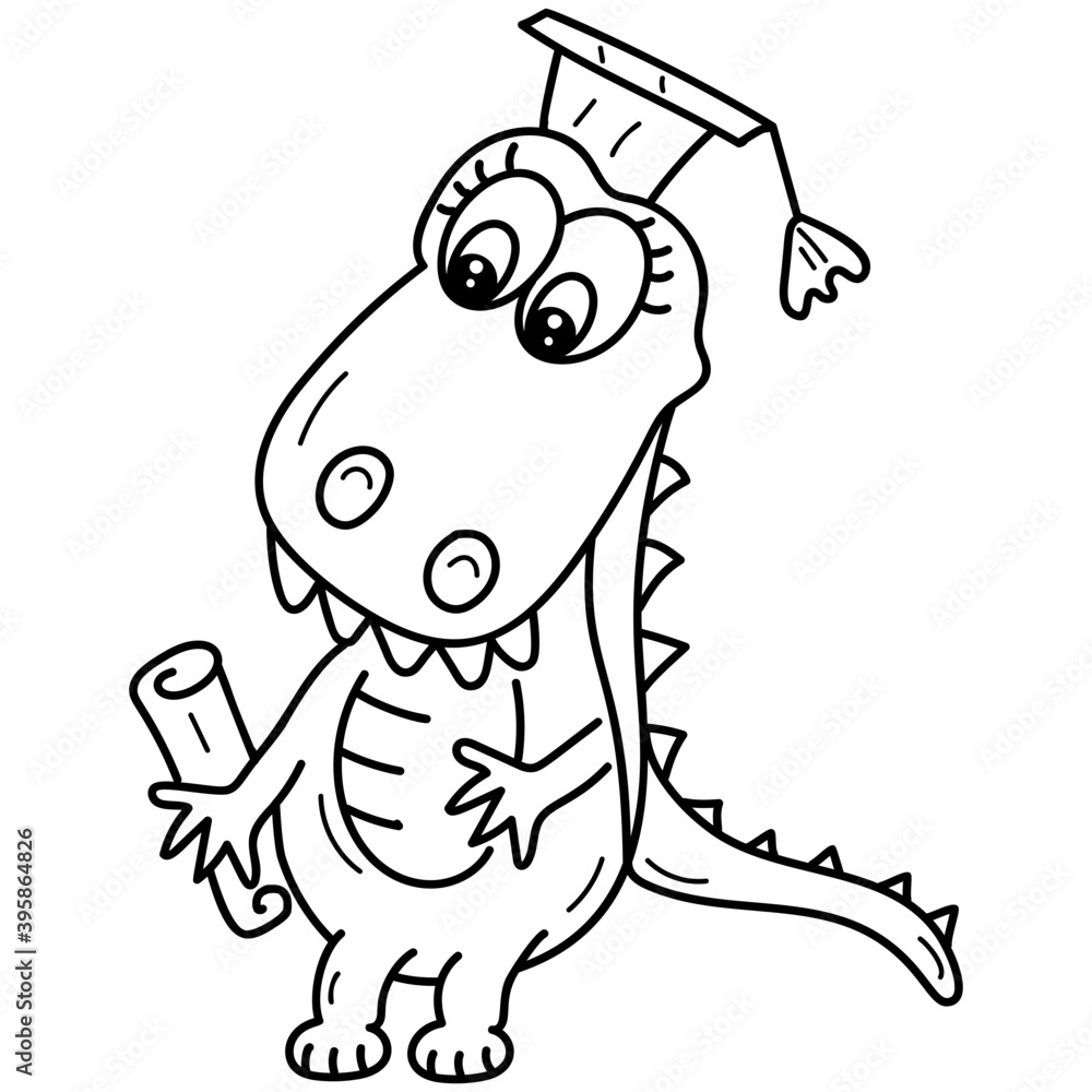 Obraz premium Reptile Crocodile Drawing