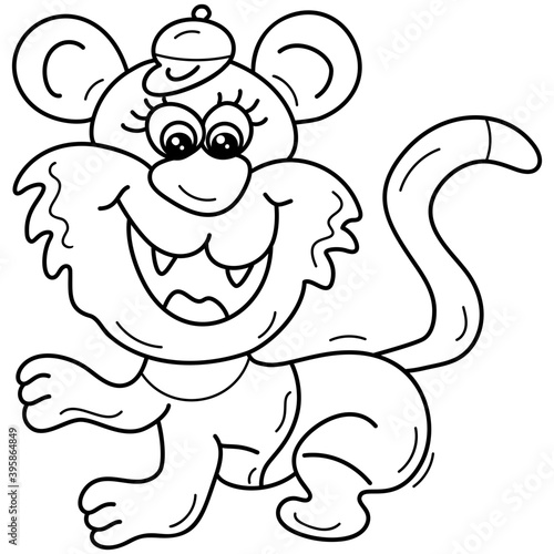 Lion Cartoon Character
