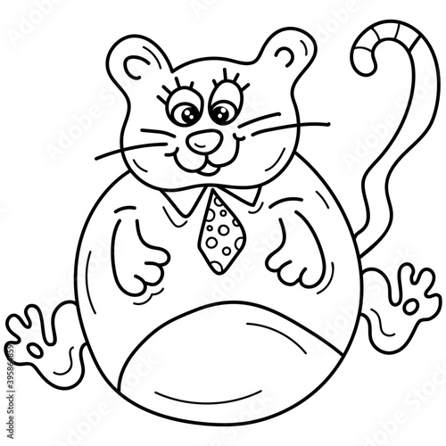 Cartoon Cat Drawing 