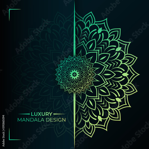 Luxury mandala background design