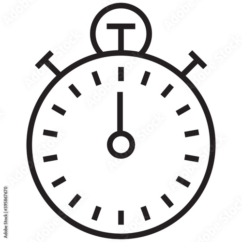 Analog Stopwatch Vector