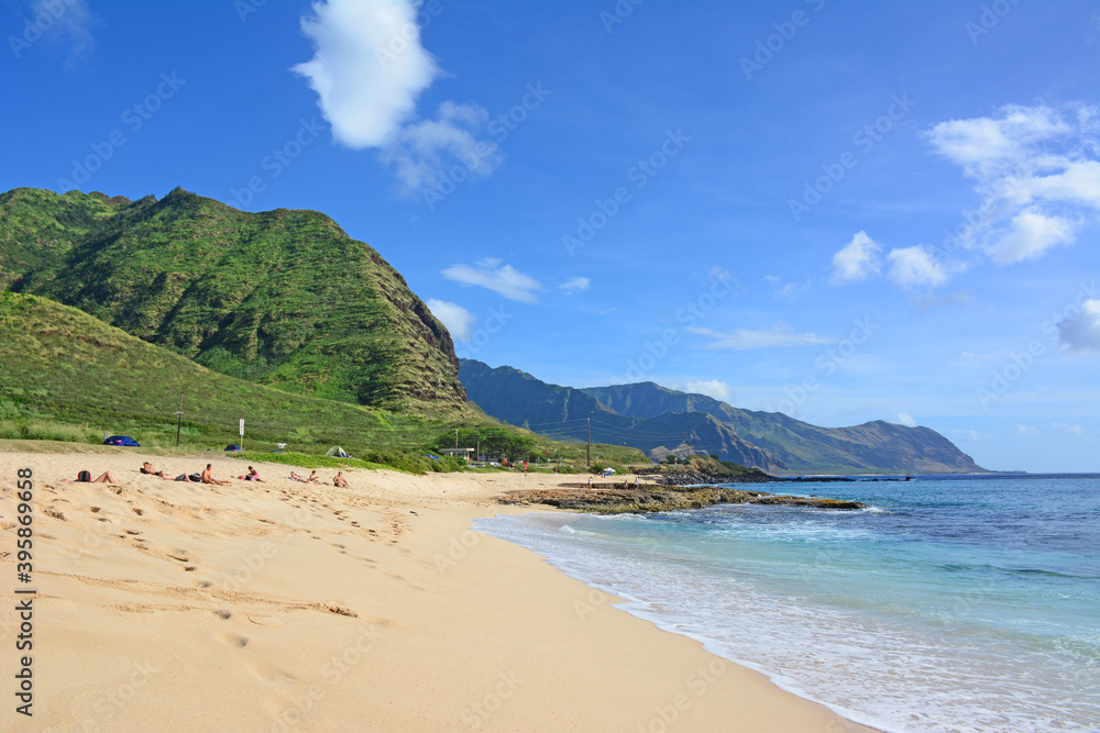 West Oahu beach in Hawaii.
