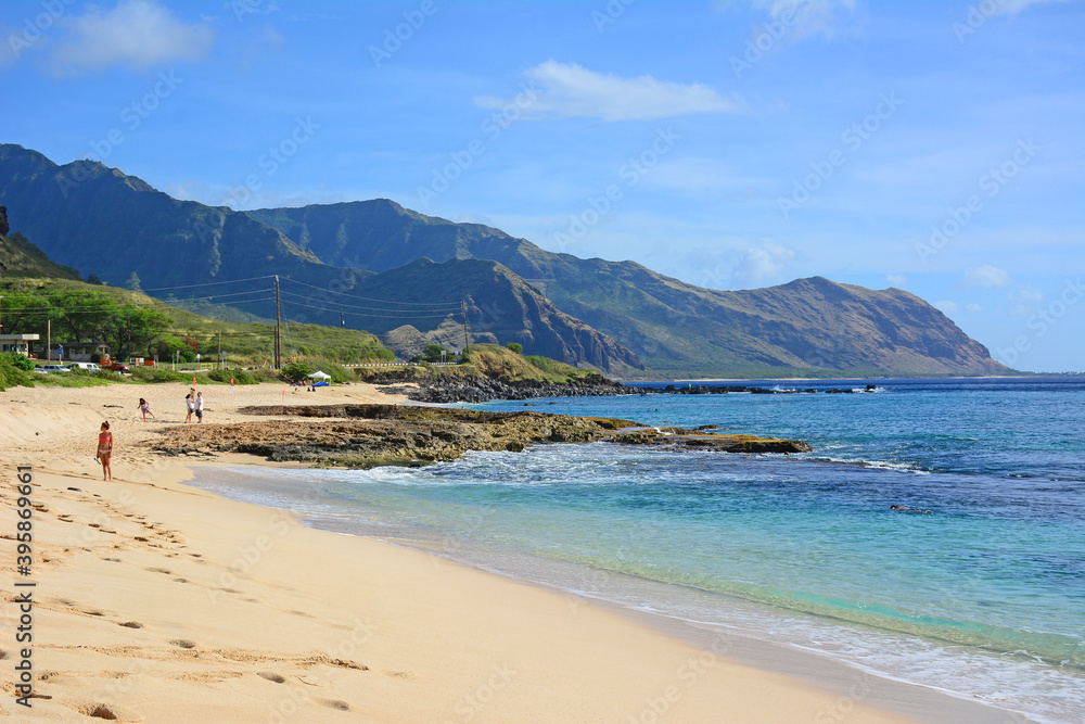 Foto de West Oahu beach at Kaena point State Park also known as