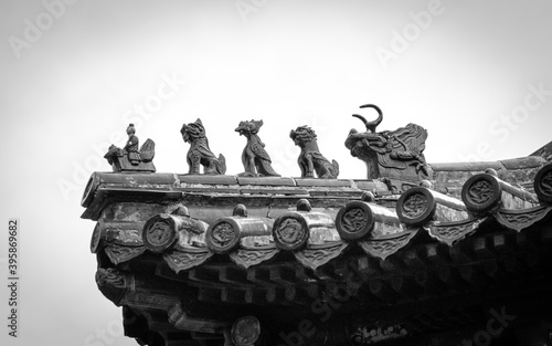 Chinese traditional temple roof