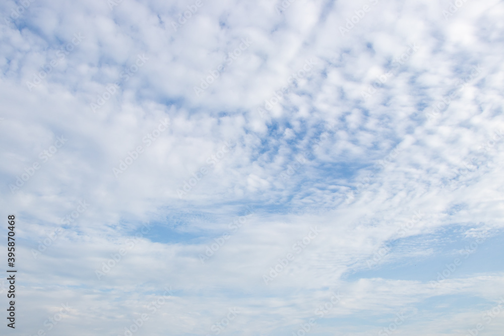 Clear blue color sky with white cloud background Clear blue color sky with white cloud background