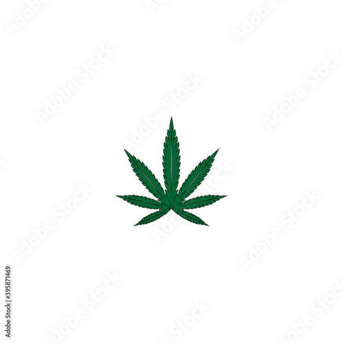 Pot Hemp Cannabis Marijuana Leaf CBD Logo Design Inspiration