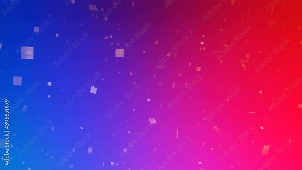 Gold Glitter Falling On Colorful Background - Gold Glitter falling in