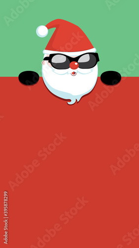 Banner with secret Santa