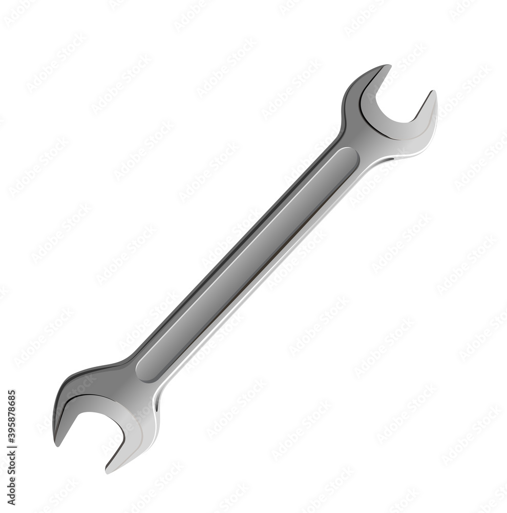 Vector illustration of Spanner. Vector illustration of Spanner.