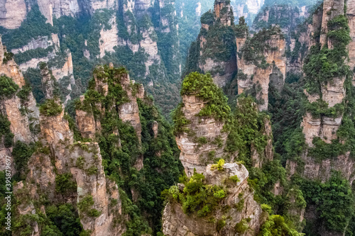 the magnificent landscape of Zhang Jia Jie