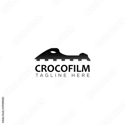 Crocodile Entertainment and the art movie video film logo design